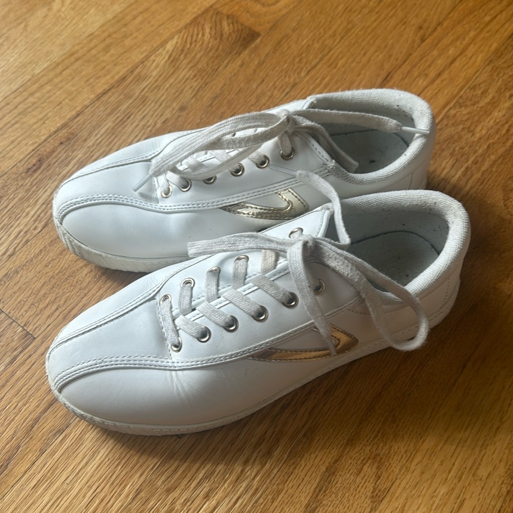 Tretorn White Sneakers, good used condition